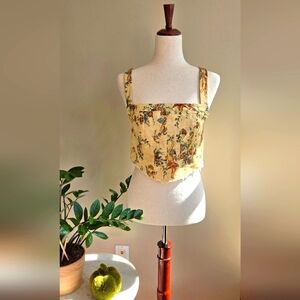 Urban Outfitters Tapestry Corset Top - Size M